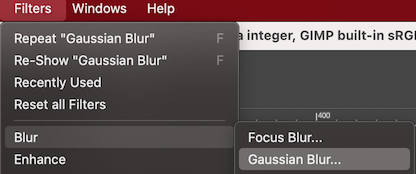 Gaussian blur